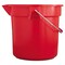 Rubbermaid Commercial 14 qt Red, Plastic FG261400RED - alternate 5